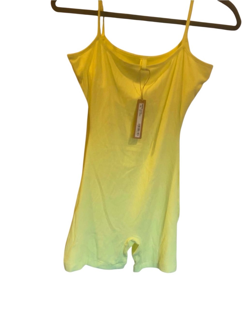 NWT Skims Soft Lounge Scoop Onesie Size XS LEMONADE
